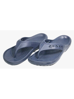 CROCS Unisex Blue Baya Flip Flops Thongs 11999 Men's Size 10, Women's Size 12